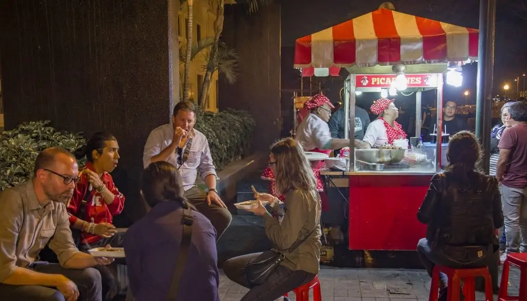 O que são as comidas de rua do Peru